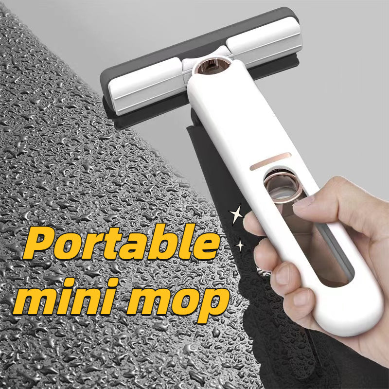 Portable Self-Squeezing Multifunctional Mini-Mop